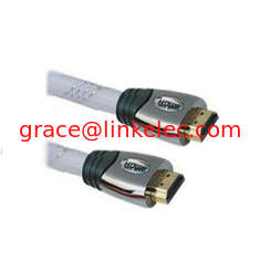 China High-speed HDMI A Male Cable with Zinc Alloy Metal Hood and 1.5m Length supplier