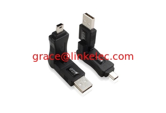 China Portable 360 degree rotatable mini USB to USB AM Adjustible Adapter supplier
