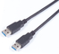 High Speed black USB3.0 AM To AM Cable supplier