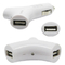 Y shape style Dual USB 2port Car Charger Adapter for The New iPad 3 2 iPhone 5 white supplier